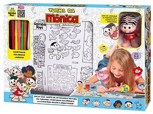 Brinquedo - Tapete Pintura Turma Da Mônica