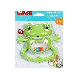Fisher Price Mordedor Meu Safari - Chocalho Sapinho Divertido