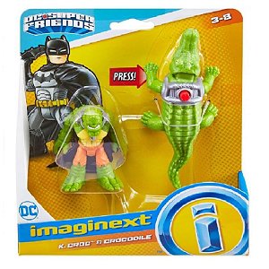 Imaginext DC Super Friends - K.Croc e Crocodilo