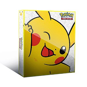 Fichário Para Card Game Pokémon Estampas Ilustradas Pikachu