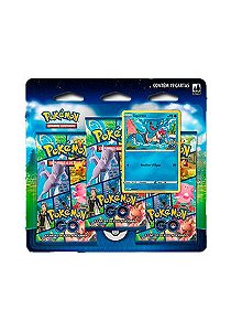 Blister Triplo Pokémon Card Game Pokémon Go - Squirtle