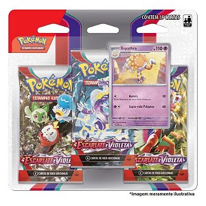 Blister Triplo Pokémon Espada e Escudo 13: Realeza Absoluta - Cinderace