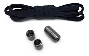 Cadarço Elástico Sem Laço Fecho Rosca Moda Caminhada Corrida