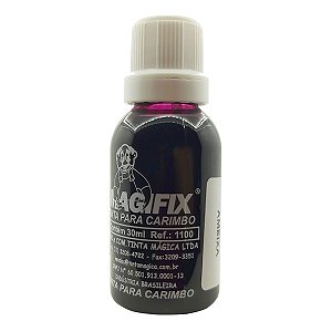 Tinta para Carimbo MAGIFIX sem óleo p/ Papel 30ml Ref1100