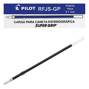 Carga p/ Caneta Esferográfica PILOT Super Grip 0.7 mm ref RFJS-GP
