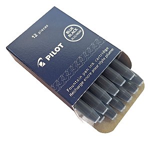 Refil Tinta para PILOT Namiki IC-100 c/ 12 cartuchos Azul Petróleo
