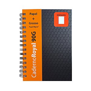 Caderno 1/4 Sem Pauta ROYAL PAPER 80 folhas 90g/m²