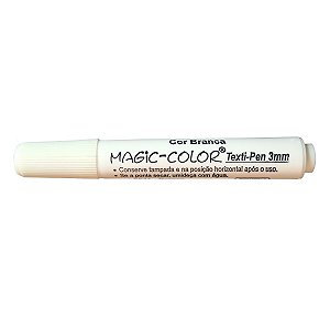 Caneta Branca p/ Tecido TEXTI-PEN 3mm Magic Color