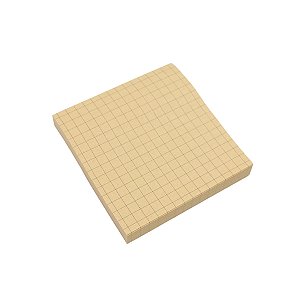 Bloco Adesivo 80fls UNISO 75mmx75mm Stick Notes Kraft Quadriculado