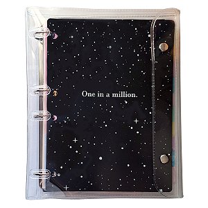 Fichário B5 Colegial POLIBRAS Caderno Argolado Completo PVC