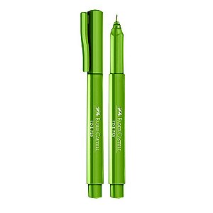 Caneta Fine 0.4mm Pen Verde Folha Faber-castell