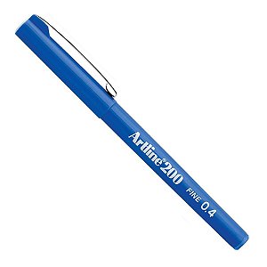 Caneta Hidrográfica Artline 0.4mm Azul Tilibra