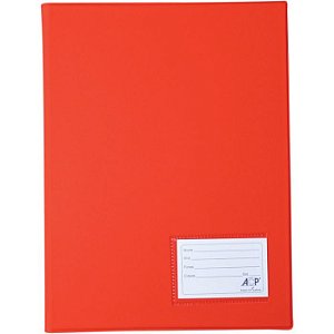 Pasta Catálogo Ofício Vermelha 20 Envelopes Acp
