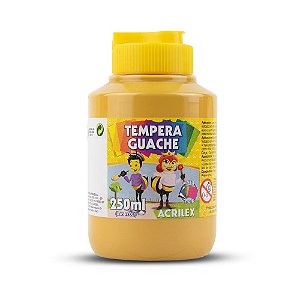Tinta Guache 250ml Amarelo Ocre Acrilex