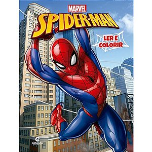 Gigante Ler E Colorir Spider-man Culturama