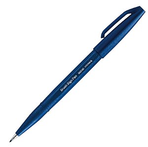 Marcador Brush Sign Pen Azul Petróleo Pentel