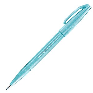 Marcador Brush Sign Pen Azul Pastel Pentel