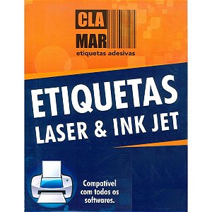 Etiqueta Jt/laser A4 210x297mm 100 Fls Clamar