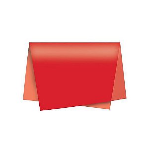 Papel Seda 48x60cm Vermelho Novaprint