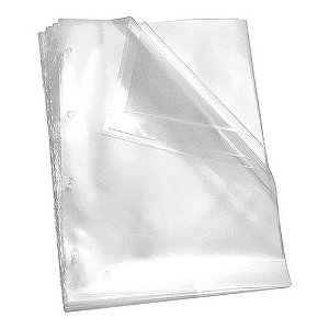 Envelope Plástico Of 4 Furos Médio 50 Un Polibras