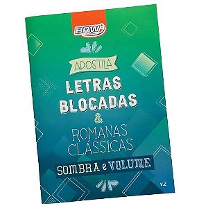 Apostila Letras Blocadas & Romanas Clássicas Brw