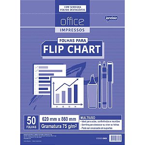Bloco Para Flip-chart 620x860mm 50fls Jandaia