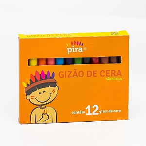Gizão De Cera 12 Cores Gc -1616 Pira