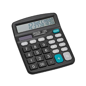 Calculadora De Mesa 12 Dígitos Preta Brw