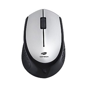 Mouse Sem Fio Prata M-w50si C3tech