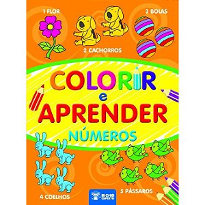 Colorir E Aprender Números Bicho Esperto