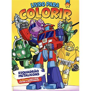 Livro Para Colorir Esquadrão Metalicons B.e.
