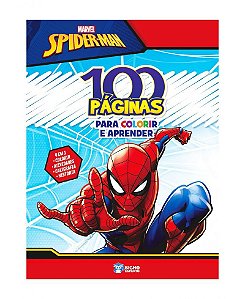 100 Páginas Para Colorir E Aprender Spider-man B.e