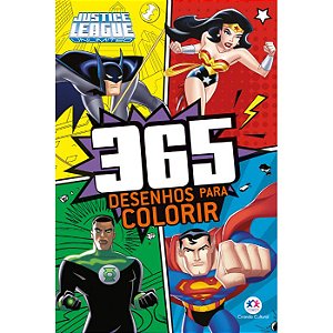 365 Desenhos P/ Colorir Liga Da Justiça C Cultural