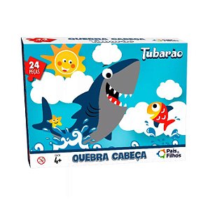 Quebra-cabeça Tubarão 24 Peças Pais & Filhos