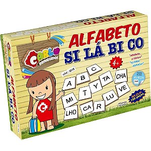 Alfabeto Silábico 150 Peças Carlu