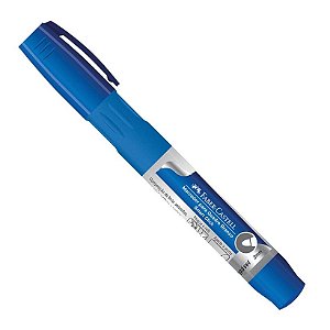 Marcador P/ Quadro Branco Recarregável Azul Faber