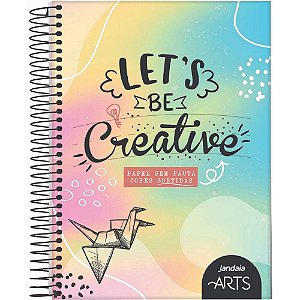 Caderno Criativo Sem Pauta 80 Folhas Color Jandaia