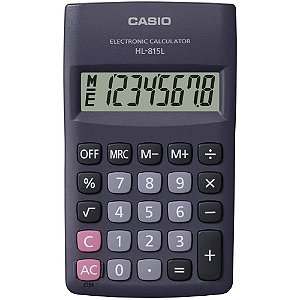 Calculadora 8 Digítos Hl-815l Preta Casio