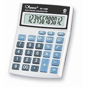 Calculadora De Mesa 12 Dígitos Kk-100b Kenko