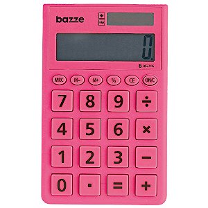 Calculadora De Bolso 8 Dígitos Rosa Bazze