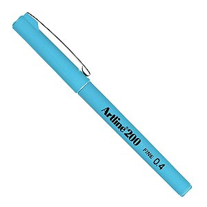 Caneta Hidrográfica Artline 0.4mm Azul Cla Tilibra