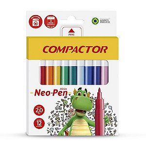 Hidrocor Neo-pen Mirim 12 Cores Compactor