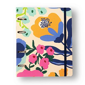 Caderno Criativo Argolado A5 Flores Cicero