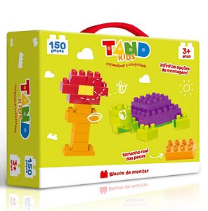 Blocos De Montar Tand Kids 150 Peças Toyster