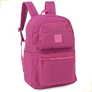 Mochila Escolar Juvenil Crinkle Pink Up4you