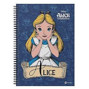 Caderno Colegial Alice 80 Folhas Culturama