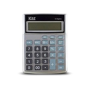 Calculadora De Mesa 12 Dígitos Kz100 Kaz