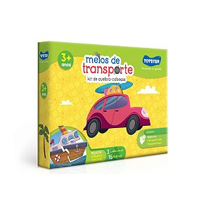 Kit De Quebra-cabeças Meios De Transporte Toyster