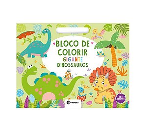 Bloco De Colorir Gigantes Dinossauros Culturama
