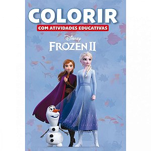 Colorir Com Atividades Educativas Frozen 2 B.e.
